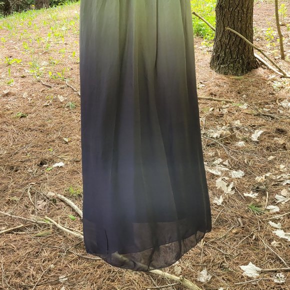 GIUSY, pure silk skirt, S, shades of gray - Picture 4 of 8